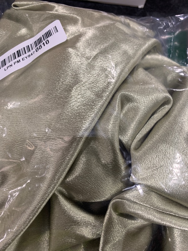 Photo 1 of xxxiticat Women's Satin Mini Dress Sleeveless Cowl Neck A-Line Swing Party Lace Up Bandage Open Back Short Slip Dress(LG,L) Light Green