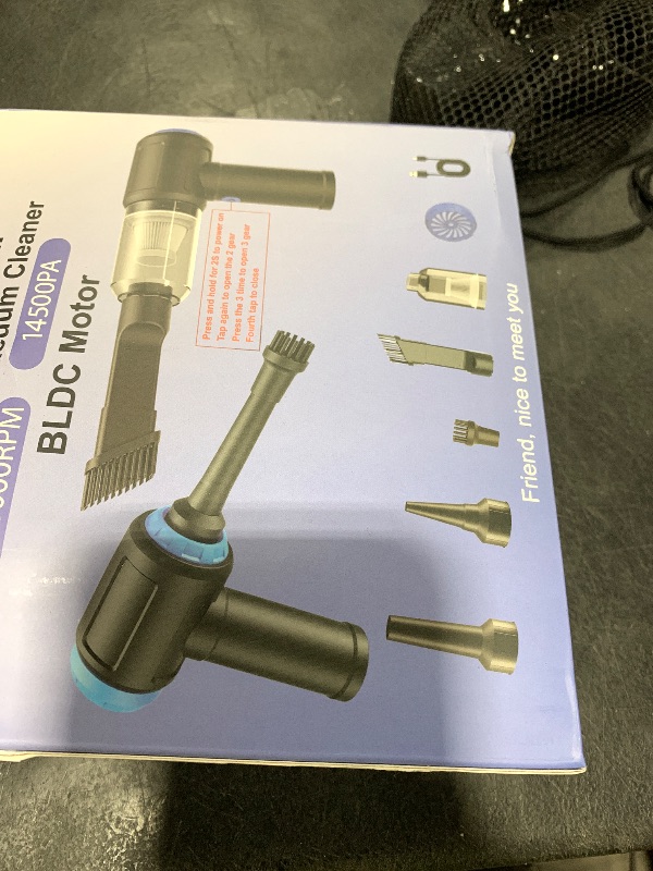 Photo 1 of Meudeen Air Duster - Computer Vacuum Cleaner - for Keyboard Cleaning - Cordless Canned Air - 110000RPM Powerful PC Cleaner(VC08)