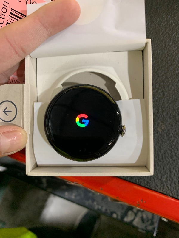 Photo 1 of Google Pixel Watch 3 (45mm) 2024 Model - Android Smartwatch, Heart Rate Tracking, Fitbit Advanced Running, Fitness Insights, 24-Hour Battery - Polished Silver Aluminum Case - Porcelain Band - Wi-Fi