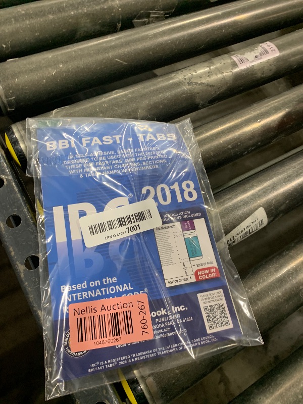Photo 1 of 2018 International Residential Code (IRC) Fast Tabs