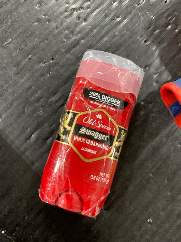 Photo 1 of Old Spice Aluminum Free Deodorant for Men Red Zone Collection, Swagger Invisible Solid, Lime & Cedarwood Scent, 3.8 Oz
