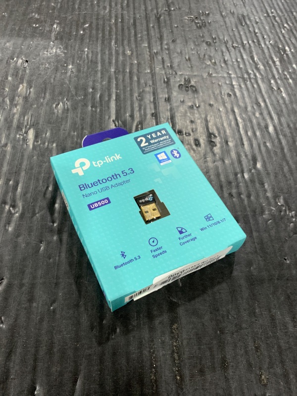 Photo 1 of TP-Link USB Bluetooth Adapter for PC - Bluetooth 5.3 Dongle Receiver, Plug and Play, Nano Design, EDR & BLE, Supports Windows 11/10/8.1/7 for Desktop, Laptop, PS5/PS4/Xbox Controller (UB500)