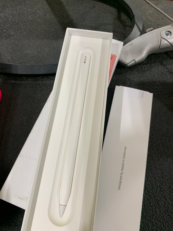 Photo 1 of Apple Pencil (2nd Generation): Device Compatibility Check Required - Pixel-Perfect Precision, Perfect for Note-Taking, Drawing, and Signing documents. Attaches, Charges, and Pairs magnetically.