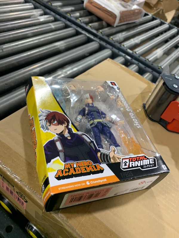 Photo 1 of Total Anime Shoto Todoroki - 6.5-Inch Figure with Swappable Faceplates, Alternate Hands, and Fire and Ice Effects