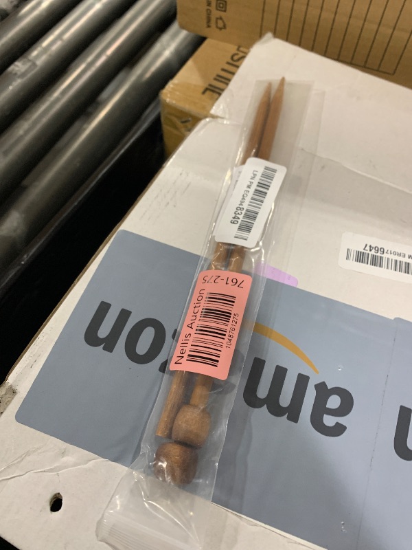 Photo 1 of Weabetfu Bamboo Knitting Needle Straight Single Pointed 10-inch Length Knitting Needles for Handmade DIY Knitting,US Size 11(8mm)