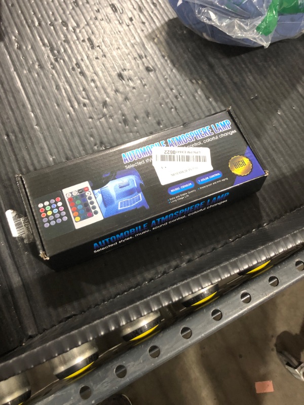 Photo 1 of BFXM Car Interior Lights, 5V LED Strip Lights with USB Adapter? Ambient Car Lighting Kit, App & Remote Control Music Sync Color Change Strip Lights for SUVs & Trucks, Car Accessories for Women Men