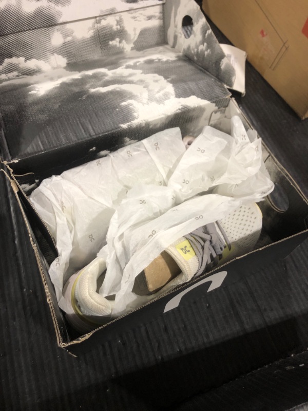 Photo 1 of On Women's Cloudswift Sneakers, White/Limelight, 7.5 Medium US