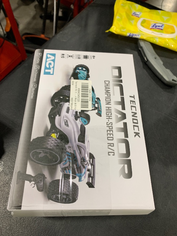 Photo 1 of Tecnock RC Cars Remote Control Car for Kids, 1:18 Scale 20 KM/H 2WD Offroad Buggy, 2.4GHz RC Racing Car with USB-C Easy Charging & 50 Mins Playtime, Toys Gifts for Boys & Girls
