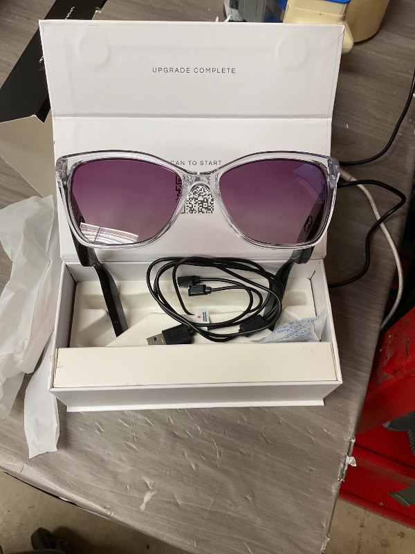Photo 1 of Lucyd Lyte (2025 Version) Smart Glasses for Women Bluetooth Smart Eyewear Polarized Lenses, Open Ear Speakers & Microphone Moonrise (Standard)