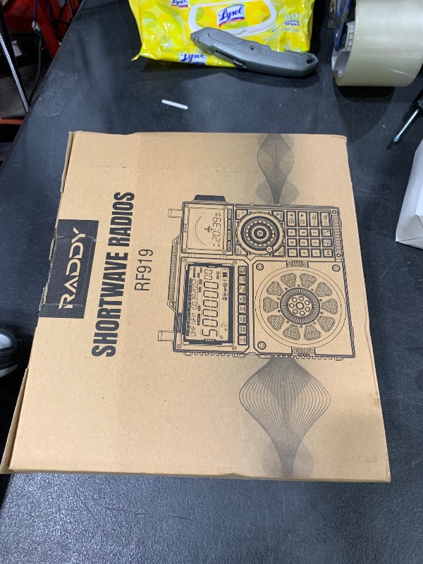 Photo 1 of Raddy RF919 SSB Shortwave Radio with NOAA Weather Band, Full Band FM AM SW VHF UHF AIR CB WB and SSB Receiver, with Antenna Tuner, 3 External Antenna Ports, 5000mAh Rechargeable Battery (Black)