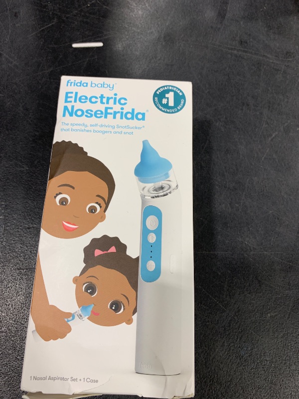 Photo 1 of Frida Baby Electric NoseFrida Nasal Aspirator for Baby, Nose Sucker for Baby & Toddler, Upgraded Nasal Aspirator for Congestion + Allergy Relief with 3 Suction Levels, 2 Silicone Tips, USB