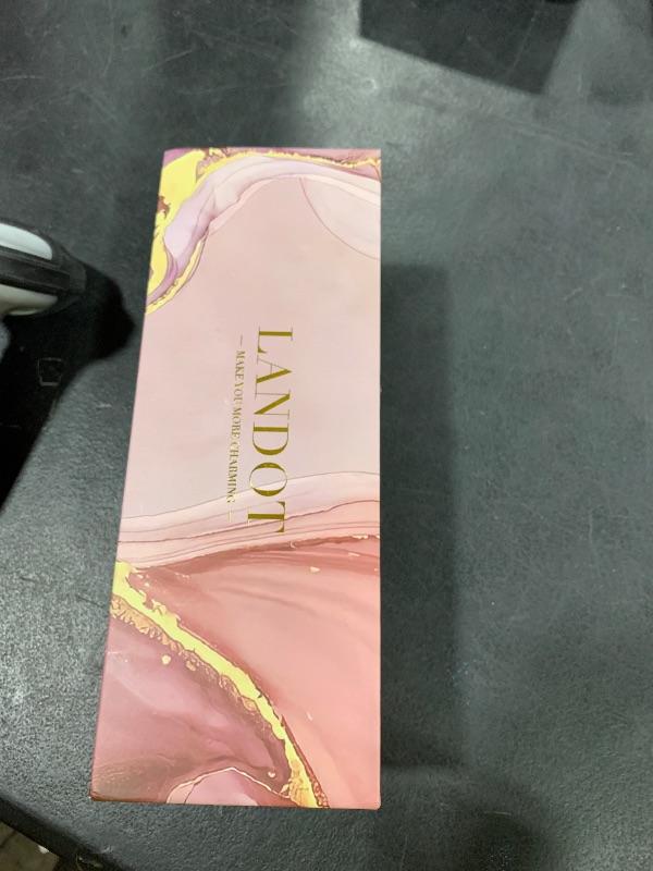 Photo 1 of LANDOT Small Pencil Curling Wand Iron: 9mm Clip Free Hair Curler - Professional 3/8 Inch Curling Wand for Tight Curls - Includes Heat Resistant Silicone Mat & Glove