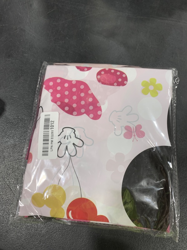 Photo 1 of Pink Mouse 2nd Birthday Party Supplies, Oh Twodles Girl Second Party Decorations Includes Happy Birthday Banner, Hanging Swirls, Tablecloth, Cake Cupcake Toppers, Bow Foil Balloon, Latex Balloons