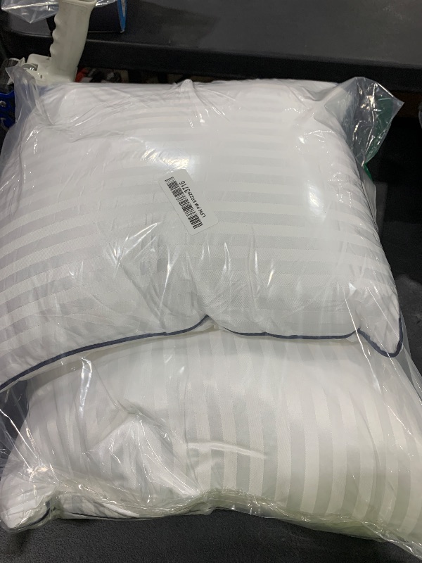Photo 1 of Yettbea Throw Pillows Insert, 18'' x 18'' Set of 2, Decorative for Couch, Sofa or Bed with Premium Down Alternative Filled, White