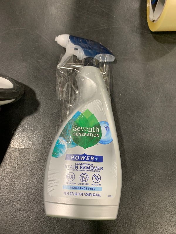 Photo 1 of Seventh Generation Laundry Stain Remover, Free & Clear, Unscented, 16 Fl Oz