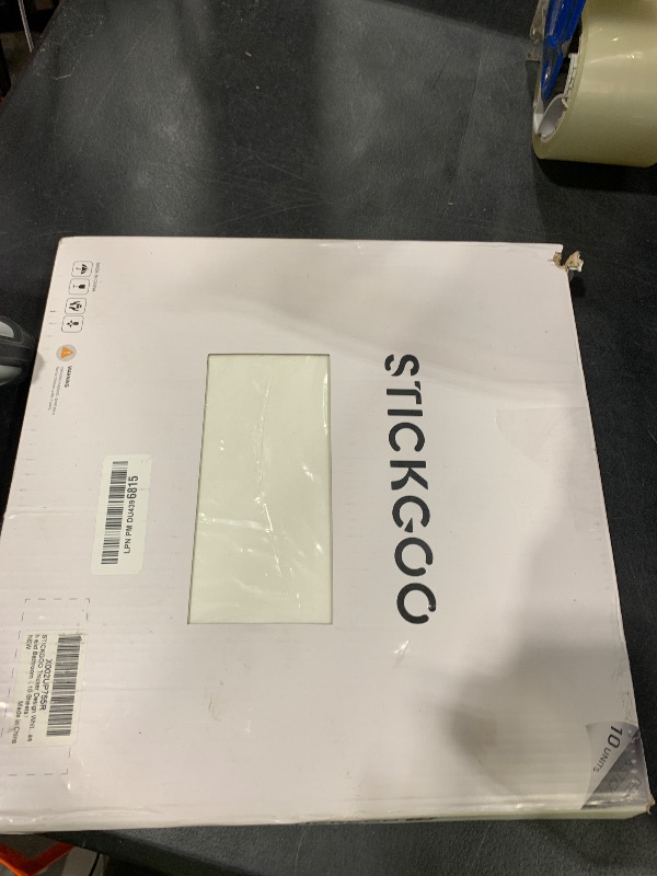 Photo 1 of STICKGOO 10-Sheet White Subway Tiles Peel and Stick Backsplash, Stick on Tiles Kitchen Backsplash (Thicker Design)