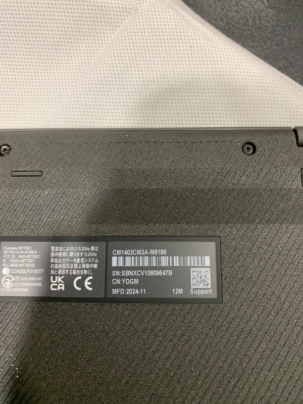 Photo 1 of ASUS Chromebook CM14 Laptop, 14" HD Anti-Glare Display (1366x768), MediaTek Kompanio 520, 4GB RAM, 64GB eMMC, ChromeOS, Gray, CM1402CM2A-DS44, Gravity Grey
