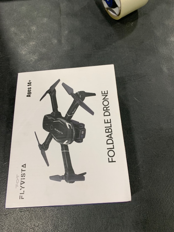 Photo 1 of FLYVISTA Cool Mini Drone with Camera for Kids Adults Beginners, 1080P FPV Camera Remote Control Drone for Kids with 3 Batteries, One-Click Take Off/Landing, Altitude Hold, Headless Mode, 360° Flips, 3-Gear Speeds , Emergency Stop, Toys Gifts for Kids