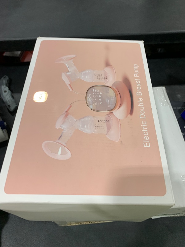 Photo 1 of NCVI Electric Breast Pump 8782, Portable Hospital-Grade Double Pump with 4 Modes & 9 Levels, Anti-Backflow, Rechargeable Quiet Breastfeeding Pump for Efficient Comfortable Use at Home, Work or Travel