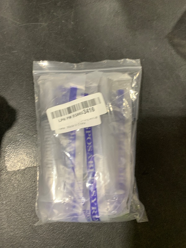 Photo 1 of 20ml Syringe for Liquid, Oral, Scientific Labs, Measurement, Dispensing, with Cap- 3 Pack 20ml Syringes