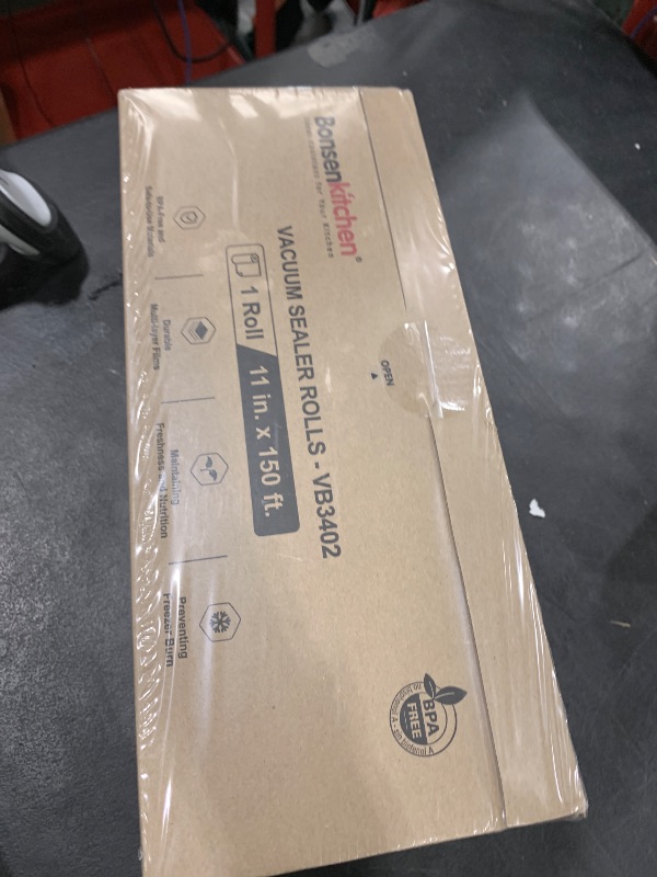 Photo 1 of [2025 New] Bonsenkitchen 11” x 150’ Vacuum Sealer Bags Rolls with Cutter for Food Storage, Commercial Grade, BPA Free, Great for Meal Prep and Sous Vide Cooking