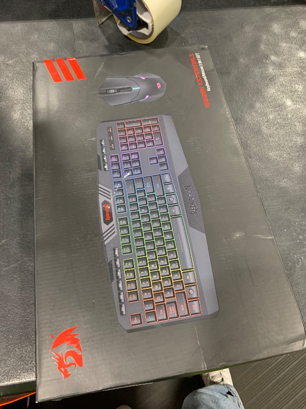 Photo 1 of Redragon S101 Gaming Keyboard, M601 Mouse, RGB Backlit Gaming Keyboard, Programmable Backlit Mouse, Value Combo Set [New Version]