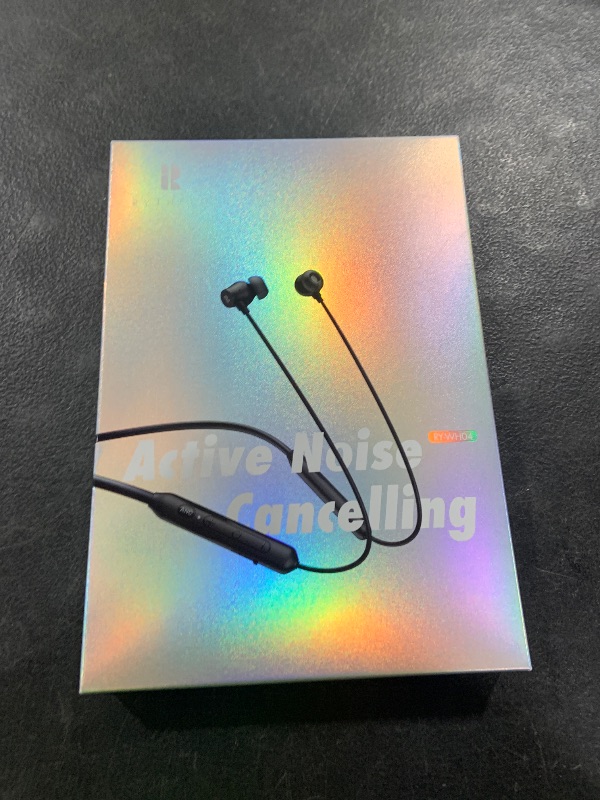 Photo 1 of Rythflo Active Noise Cancelling Headphones, Wireless V5.3 Bluetooth Headphones with 3 AI Mics ENC, in-Ear Magnetic Neckband Earbuds 60Hrs Playtime,IPX6 Sweatproof ANC Headsets for Travel Home Office