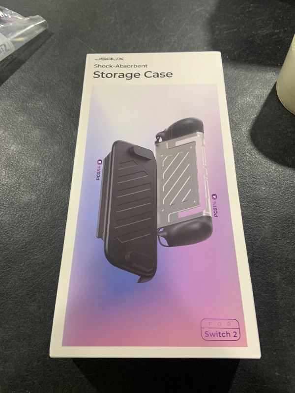 Photo 1 of JSAUX Split Protective Case for Nintendo Switch 2, TPU Thickened Grip Cover Compatible with Switch 2, Accessories with Stand Support & Shock Absorption-PC0114A?Only Case No Front Cover?