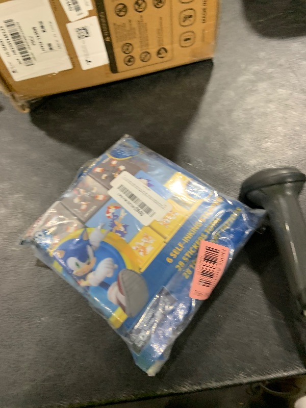 Photo 1 of Sonic the Hedgehog Holiday Gift Exchange Set - Bundle with 40 Sonic Party Favor Boxes with Stickers, Tattoos, Stampers for Back to School, Halloween, Christmas, Easter, Valentines, More
