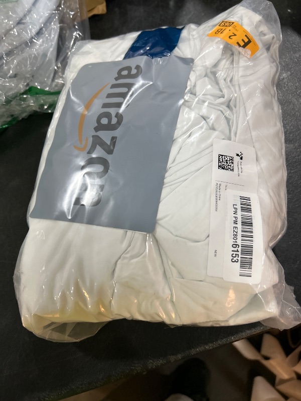 Photo 1 of Bedsure Duvet Cover Full Size - Soft Double Brushed Bedding Set for Kids & Adults, Zipper Closure, 3 Pieces, Includes 1 Duvet Cover (80"x90") & 2 Pillow Shams, NO Comforter, White