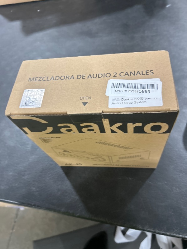Photo 1 of Daakro AK45 Stereo Audio Amplifier,300W Home 2 Channel Wireless Bluetooth 5.0 Power Amplifier System, Home Amplifiers FM Radio, USB, SD Card, with Remote Control Home Theater Audio Stereo System