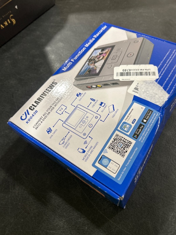 Photo 1 of VHS to DVD Recorder, TV to USB Device or SD Card or HDD Recorder, Smart Phone WiFi to DVD/USB/SD/HDD Copy, WiFi APP Media Recorder?Comes with 10 Free DVD-R ? (Medium Gray)