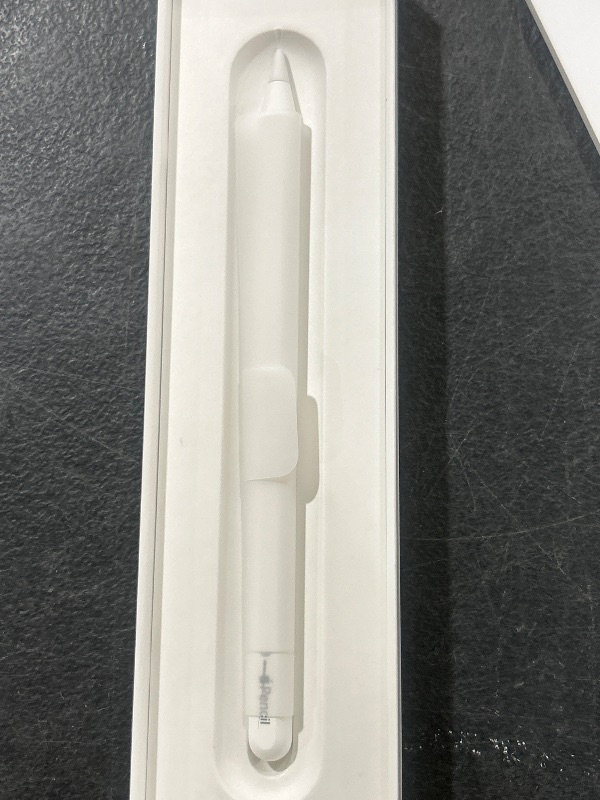 Photo 1 of Apple Pencil (USB-C): Device Compatibility Check Required - Pixel-Perfect Precision, Tilt Sensitivity, Perfect for Note-Taking, Drawing, and Signing Documents. Charges and Pairs with USB-C