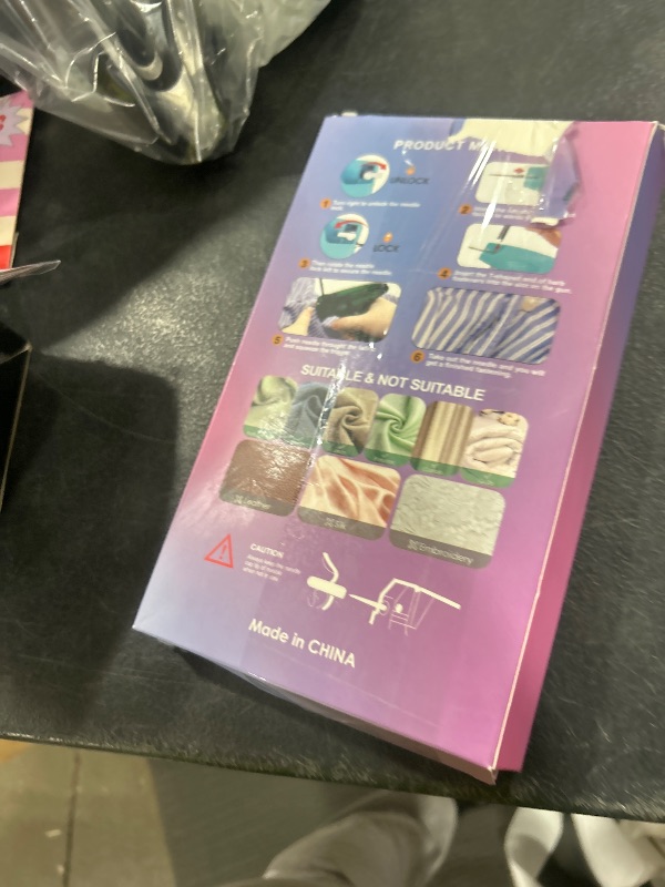 Photo 1 of Stitch  For Clothing, Stitchy Gun Quick Clothes Fixer, Dress Tagging Gun-Includes 2,000 Black Fasteners & 2,000 White Fasteners & 6 Needles