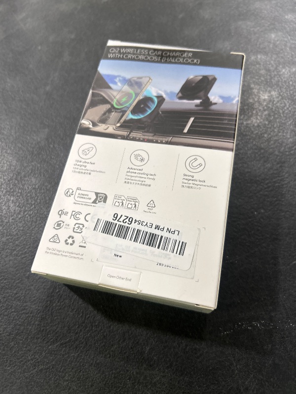 Photo 1 of ESR for Qi2 15W MagSafe Car Mount Charger with CryoBoost, Phone Cooling MagSafe Car Charger, Air Vent/Dashboard Wireless Charging for iPhone 16/15/14/13/12, Galaxy S25 Series, Fast Charger, Black
