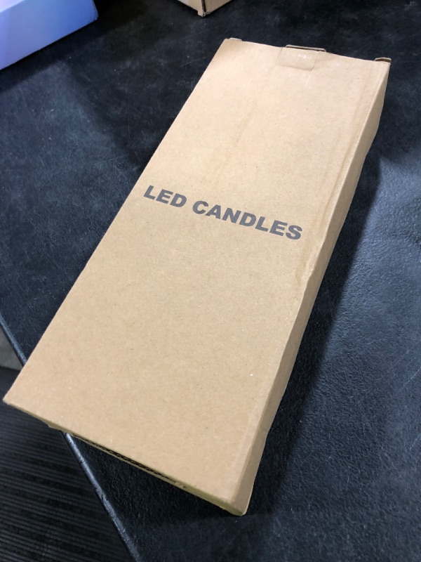 Photo 1 of GenSwin Flameless Ivory Taper Candles Flickering with 10-Key Remote, Battery Operated Led Warm 3D Wick Light Window Candles Real Wax Pack of 6, Christmas Home Wedding Decor(0.78 X 9.64 Inch)