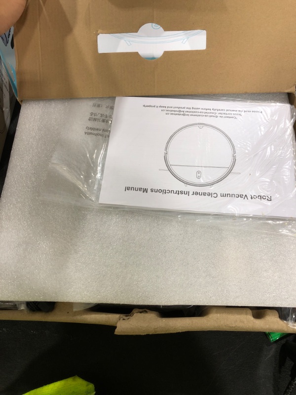 Photo 1 of Robot Vacuum and Mop, 2 in 1 Robotic Vacuum Cleaner with Schedule, App/Voice, Slim Mopping Vacuum Robot with Watertank and Dustbin, Self-Charging, Easy of Use, Ideal for Hard Floor, Pet Hair, Carpet