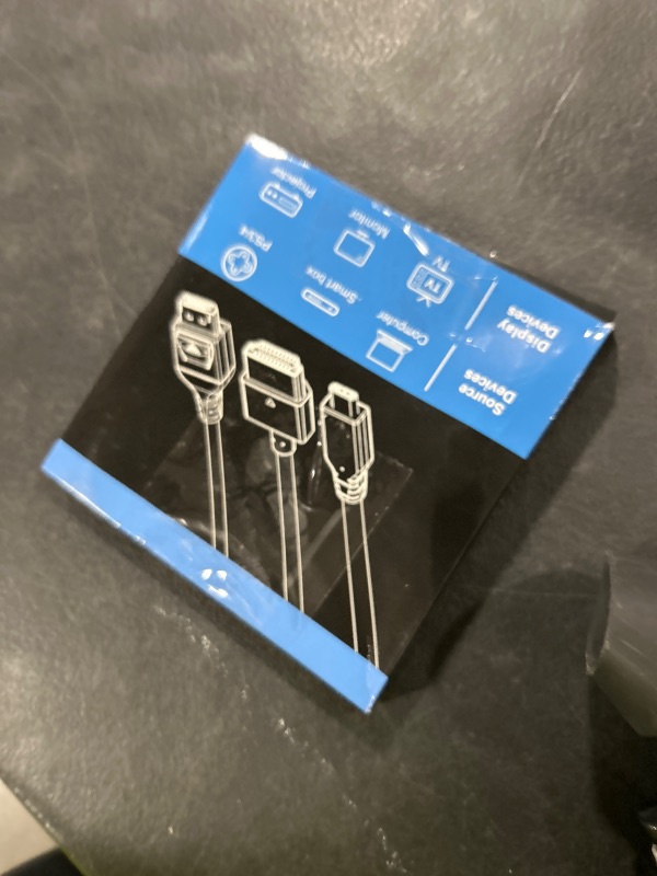 Photo 1 of grofyllaa 8K Displayport Cable 3.3ft 1.4 Cable - High Speed DisplayPort [8K@60Hz, 4K@144Hz, 2K@240Hz] Supports 32.4Gbps,and is Used for HDR, FreeSync G-Sync, Gaming Monitor PC TV Graphics