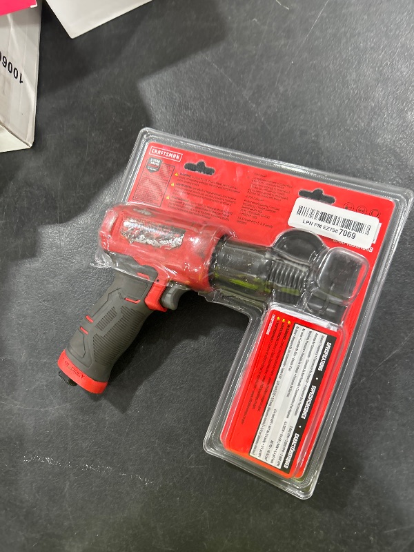Photo 1 of CRAFTSMAN Air Hammer, Medium Stroke, 2,800 BPM, Anti-Slip Handle, 4.4 SCFM at 90 PSI, Flat-Blade Chisel Included