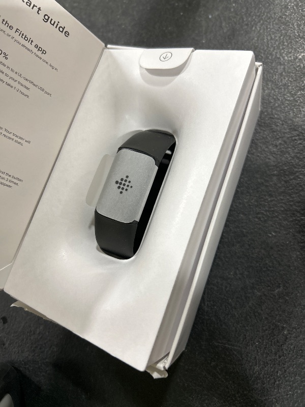 Photo 1 of Fitbit Charge 6 Fitness Tracker with Google apps, Heart Rate on Exercise Equipment, 6-Months Premium Membership Included, GPS, Health Tools and More, Obsidian/Black, One Size (S & L Bands Included)