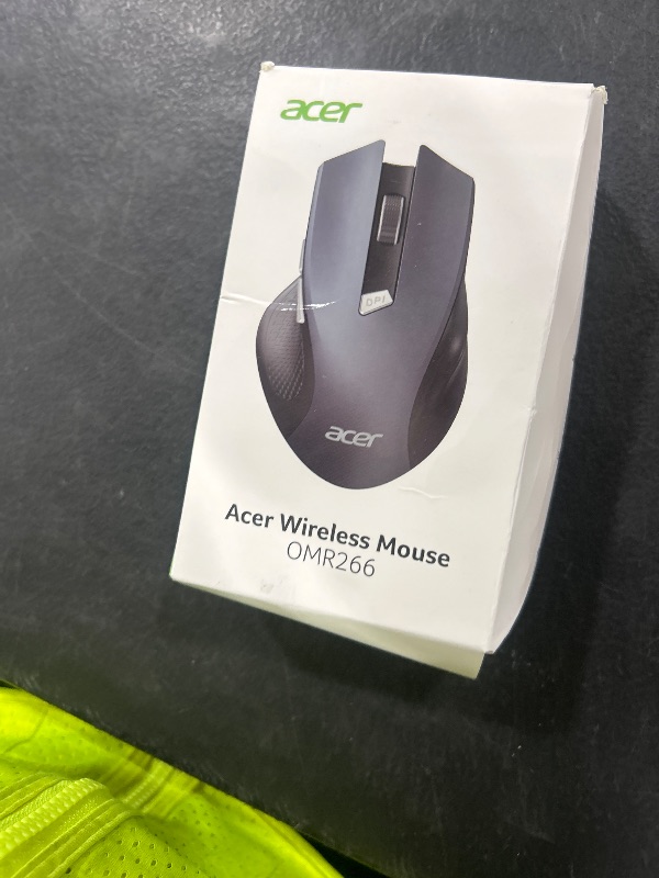 Photo 1 of acer Wireless Mouse for Laptop, 2.4GHz Computer Mouse 3 Adjustable DPI Office Cordless USB Mice with USBA Receiver, 6 Buttons, 1600 DPI, Medium to Large Sized Hands Compatible with PC, Laptop, Desktop
