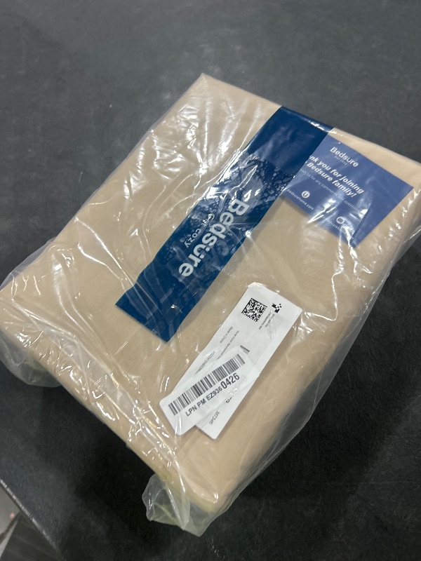 Photo 1 of Bedsure Deep Beige Duvet Cover King Size - 3 Pieces Prewashed Cotton-Like Extra Soft Bedding Set, Includes 1 Duvet Cover 104x90 Inches with Zipper Closure & 2 Pillow Shams, Comforter Not Included
