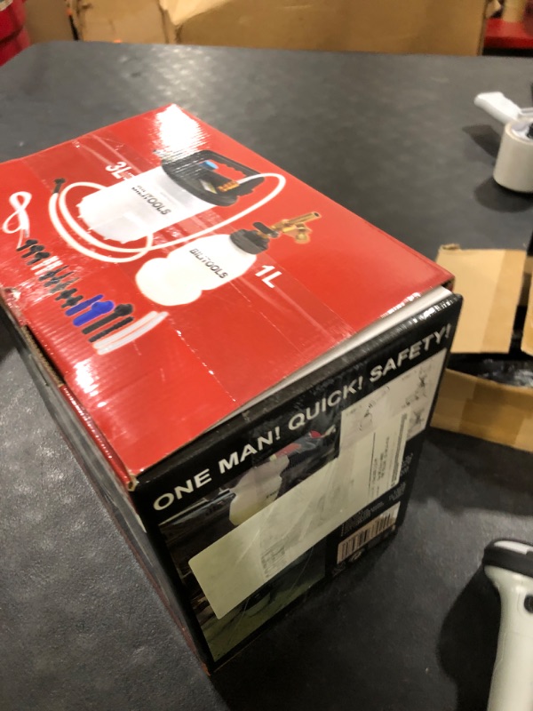 Photo 1 of BILITOOLS 3L Vacuum Brake Bleeder Kit, One Person Pneumatic Brake Fluid & Clutch Bleeding Extractor Tool with Adapters & 1L Refilling Bottle