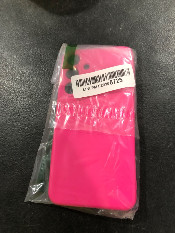 Photo 1 of oakxco for Samsung Galaxy S25 Plus Case Silicone, Thin Slim Grip Soft Rubber Gel Protective Phone Case for Women, Matte Plain Bright Color Aesthetic Cute Girly Case with Camera Cover, Neon Hot Pink