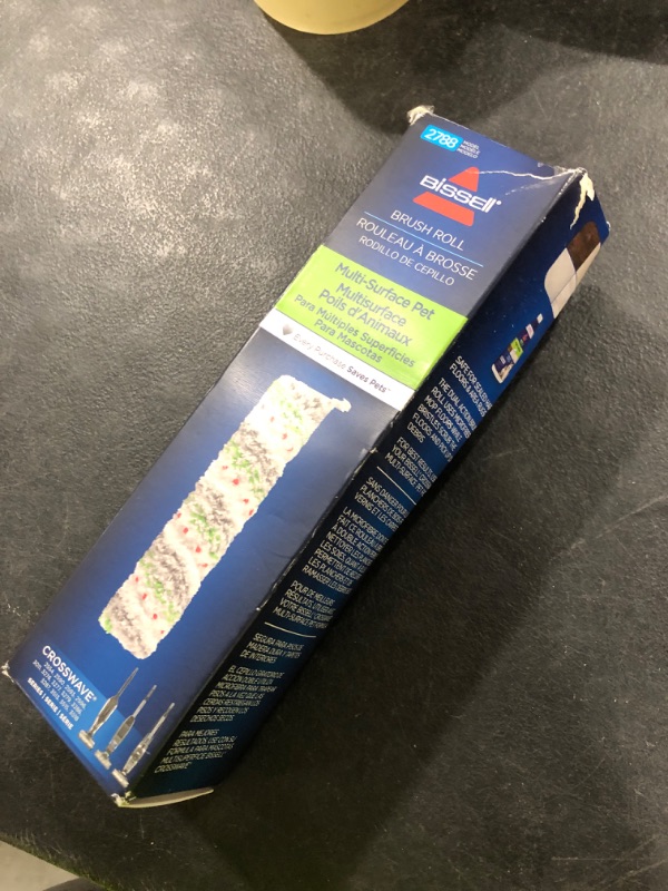 Photo 1 of Bissell Multi Surface PET Brush Roll, New Genuine OEM Part 2788, for use in The Crosswave Cordless Max 2554A