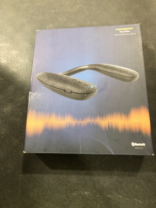 Photo 1 of HomeSpot JY508 Wireless Neckband Speaker - 3D Stereo Sound, 12 Hrs Play Time, Low Latency for Gaming/TV, Type-C Quick Charging, Wearable Speaker for Home, Office, and Outdoors