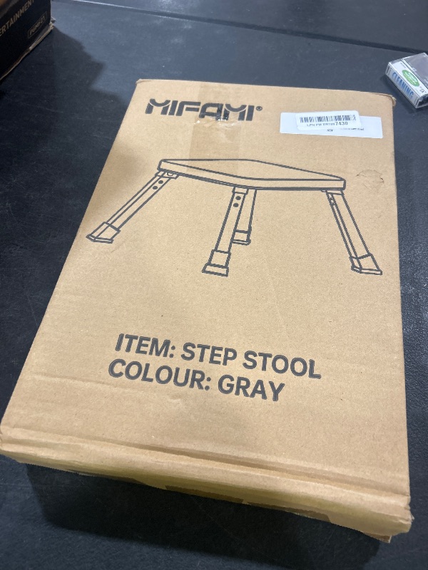 Photo 1 of RV Step Stool Foldable 1-Step Ladder Sturdy Metal Stable Step Stool with a Non-Slip Platform Supports up to 500 lb with Non-Slip Rubber Feet, Easy to Carry