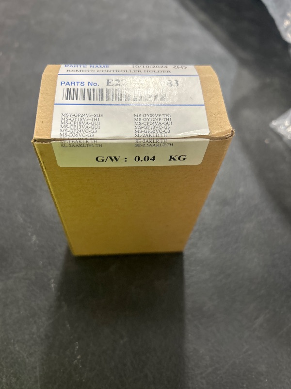 Photo 1 of Mitsubishi Electric E22527083 Air Conditioner Remote Holder for MS/MSY/MSZ Units