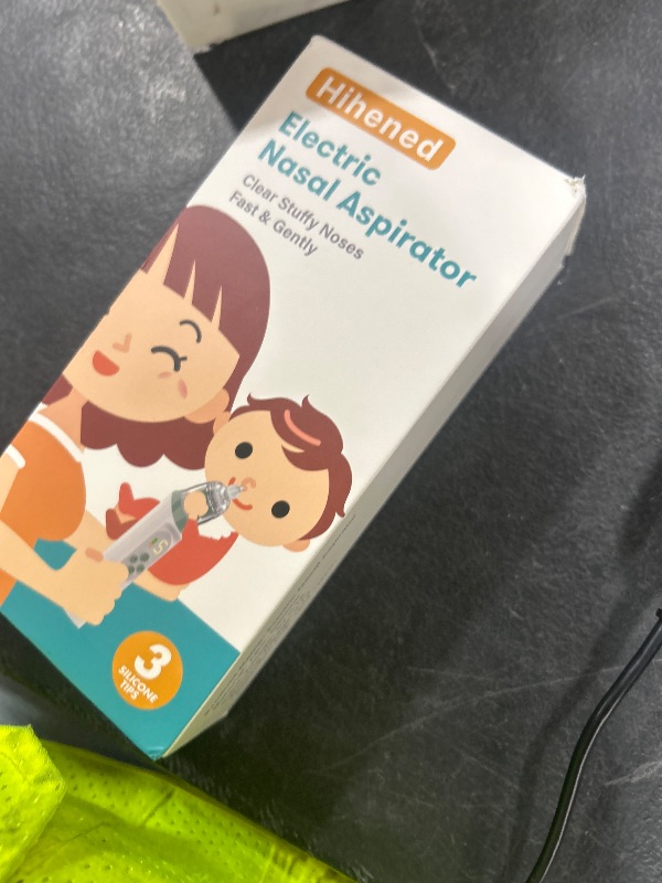 Photo 1 of Electric Nasal Aspirator for Baby, Nose Aspirator for Toddlers, Waterproof Baby Nose Sucker, Nose Cleaner with 3 Silicone Tips, Adjustable Suction Level, Music and Light Soothing Function,Green