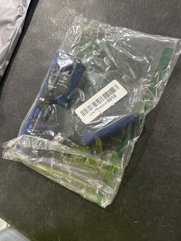 Photo 1 of RJ45 Crimp Tool PassThrough,Cat7 Cat6A Cat6 Cat5e Cat5 RJ45 Crimping Tool,Pass Through Crimper Ethernet crimping Tool,All-in-One Stripping Cutting Crimping tool